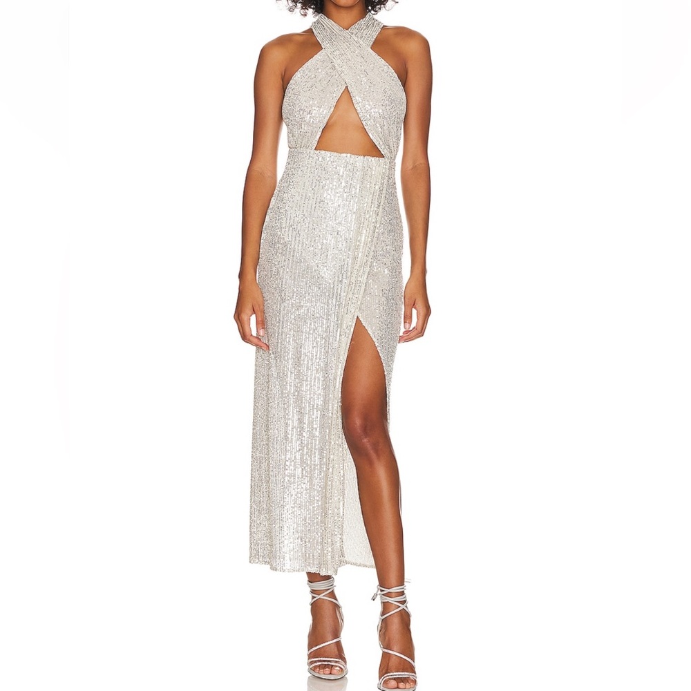 Maeva Halterneck Midi Dress